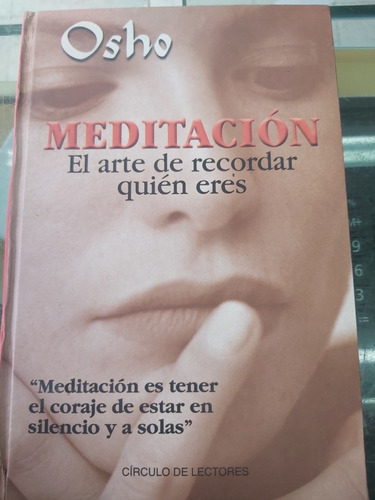 Libro Meditación. Osho 
