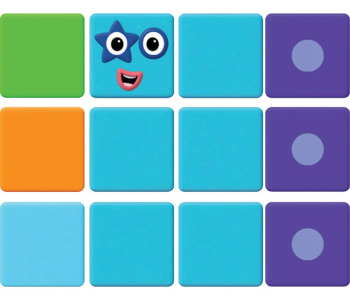 Set Adhesivos Reutilizables Numberblocks
