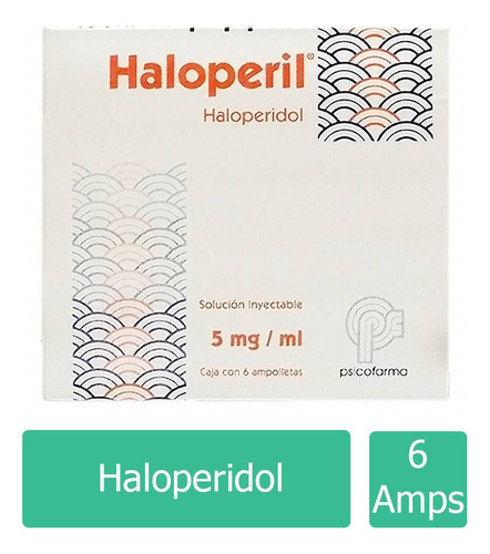 Haloperil 5 Mg Solución Inyectable Caja Con 6 Ampolletas