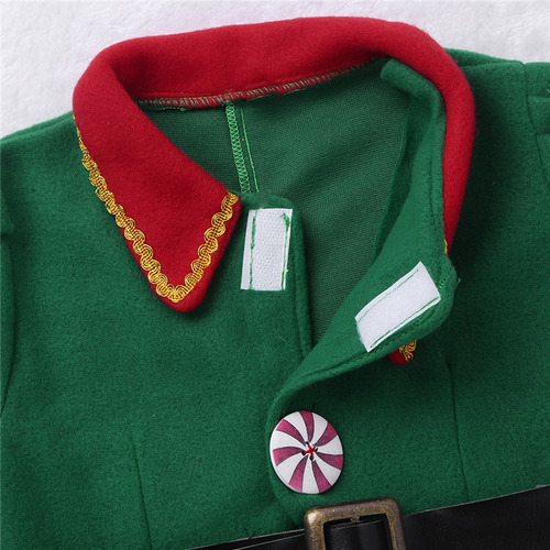 Disfraz De Navidad Disfraz De Elfo Verde Ropa De Papá Noel