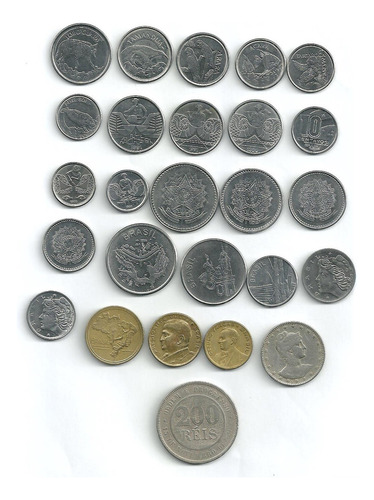 100 10 E 5 Cruzeiros Reais 1993 + 5 E 2 Centavos 1969 +20 Mo