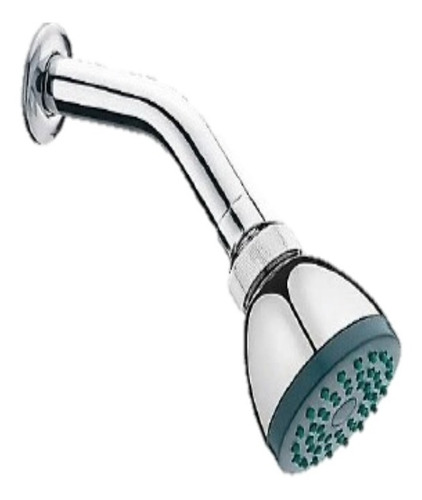 Ducha De Regadera Plastico Cromado Acero Inoxidable 6,5cm