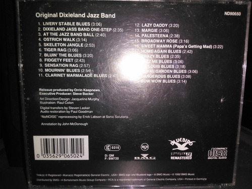Original Dixieland Jazz Band - The 75th Anniversary (import) (Usado)
