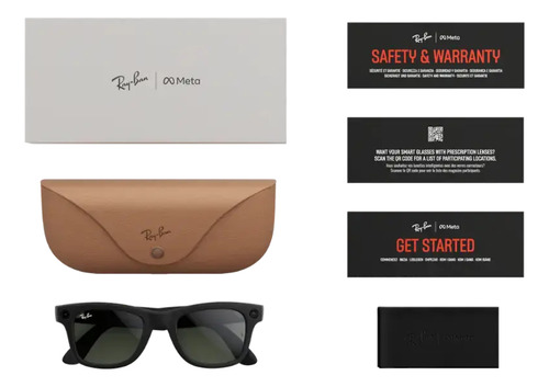 Gafas Inteligentes Ray-ban Meta Wayfarer Claro/verde Grafito