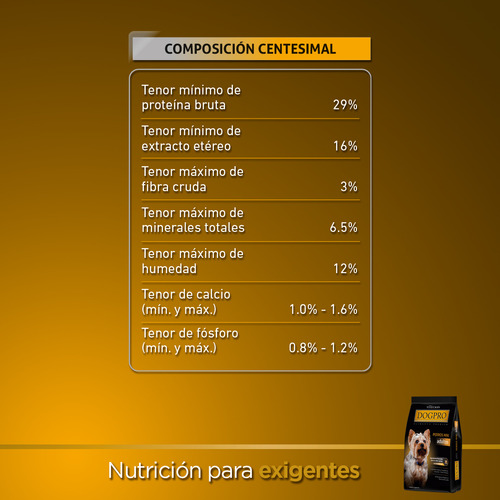 Alimento Balanceado Dogpro Mini Adultos x 1 kg