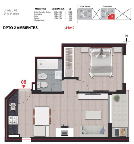 Imagen 10 de 26 de Departamento 1 Dormitorio Ideal Para Vivienda O Renta Con Balcón Terraza Al Frente Zona Centro