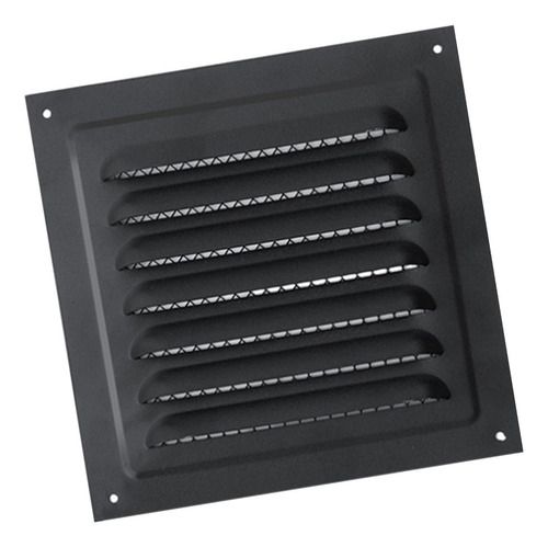 Cubierta De Ventilación De Metal, Cubierta 15cmx15cm Negro