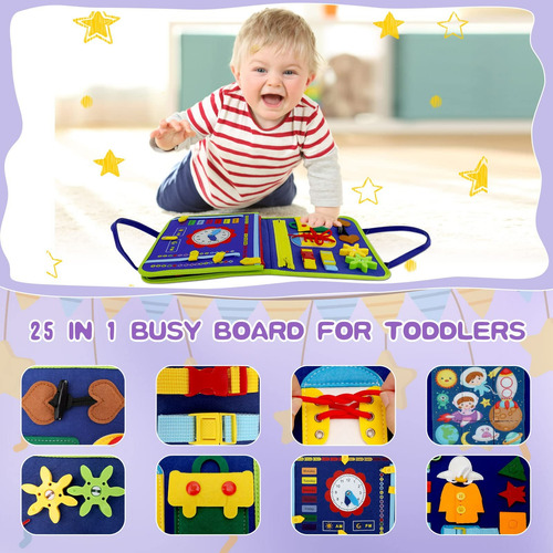 Libro Tablero Infantil Didáctico Desarrollo De Habilidades
