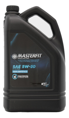 Aceite Para Motor Masterfit Multigrado Sintetico 5w30 Api Sn