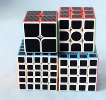 Comprar Cubo Mágico Box Moyu 2x2 + 3x3 + 4x4 + 5x5 Carbono