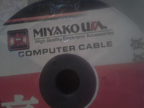 Cable De Computadora Miyako Rollo 300 Pies