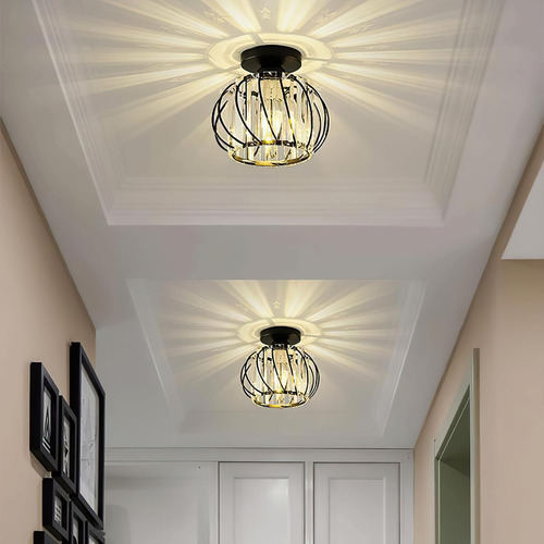 Asmymhd Candeliers Mini Luces De Techo De Cristal Accesorios