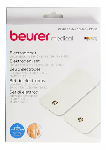 Beurer 661.01 Electrodos Repuesto Electro Estimulador Em49