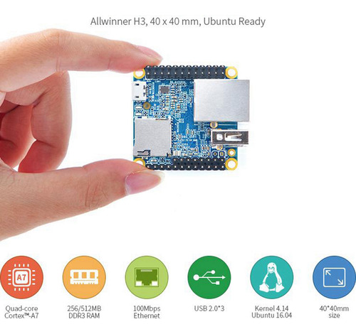 Placa De Desarrollo H3 De Código Abierto Nanopi 4x Ddr3 Ram