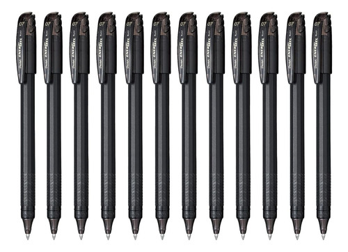 12 Boligrafos Tinta Gel Liquida Pentel Energel Stick 0.7mm