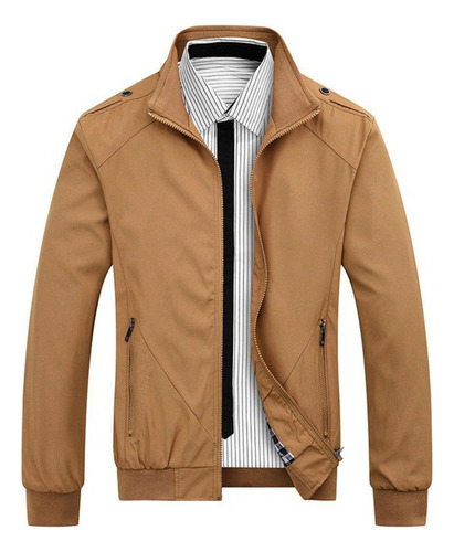 Chaqueta De Aviador Ligera Informal Para Hombre