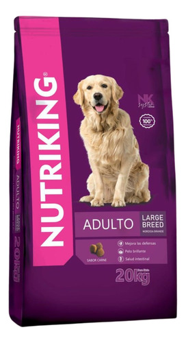 Alimento Nutriking Para Perro Adulto Grande 20 Kg Comida