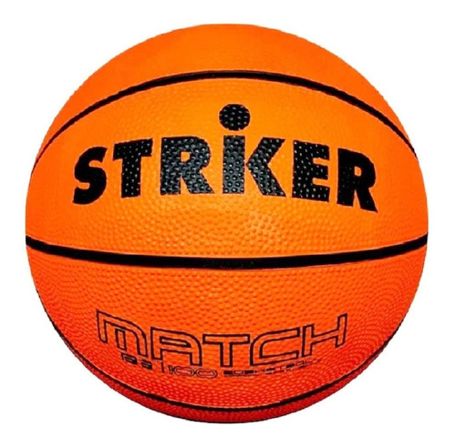 Imagen 1 de 2 de Pelota De Basquet Striker Nº3 Vulcanizada Mini Basket Ball