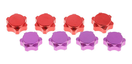 4x De Eje De Rueda Tuerca Hexagonal 17mm Para 1/8 Rc Coche