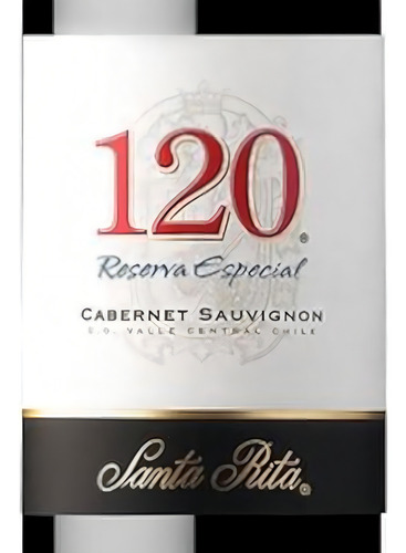 Pack De 6 Vino Tinto Santa Rita 120 Cabernet Rva. Esp. 187.5