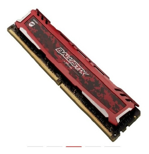 Imagem 2 de 3 de Memória Ram Crucial Ballistix Sport Lt Red 16gb(2400mhz)