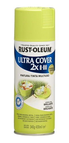 Pintura Spray Rust-oleum Ultra Cover 2x Verde Lima