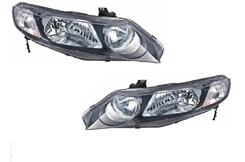 Faros Honda Civic Emotion 2006/ 2007/2008/2009  Brasilero