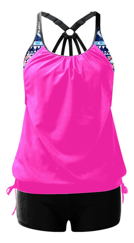 Traje De Baño Para Mujer, Conservador, Cómodo Y Dividido, Ci