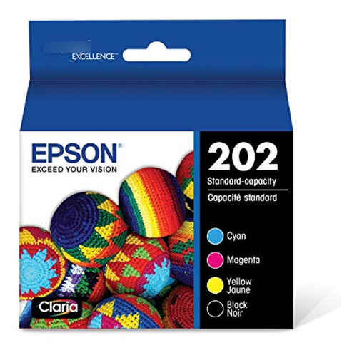 Tinta De Impresora  Epson 202 Claria Ink Paquete Combinado D