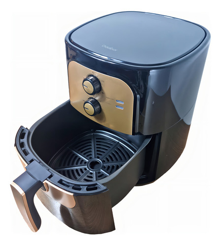 Air Fryer Gaabor Magno Af65m-bk01a 5,5l Preto/dourado Preto Com Dourado