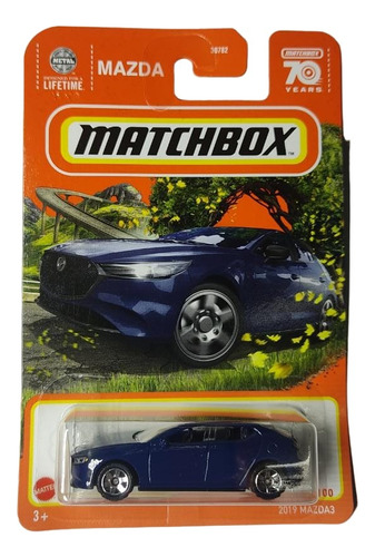 Matchbox Mazda3 2019 Linha 2023 Edição 70 Anos  50/100 1/64