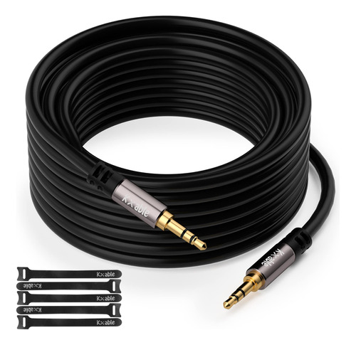 Cable Estereo De Audio Auxiliar De 0.138 in De 100 Pies, Cab