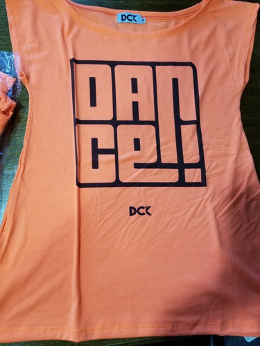 Remera Deportiva. Para Entrenar. Danza .dance 