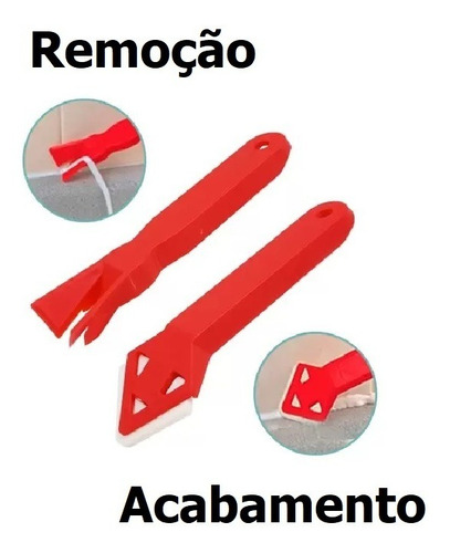 Ferramenta Para Calafetar E Acabamento Removedor De Rejunte