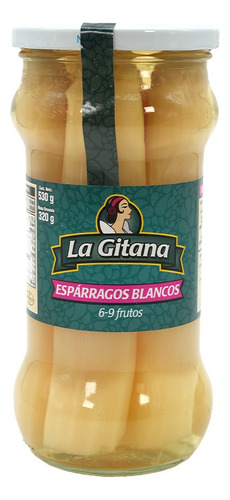La Gitana Esparragos Blancos Extra En Frasco 540g