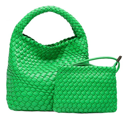 Jinmanxue 2 Bolsos Tejidos Hechos A Mano Para Mujer, Bolso D