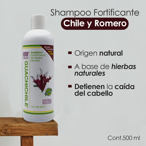 Sdg Nature Shampoo Fortificante De Guachichile - Nutre Y For