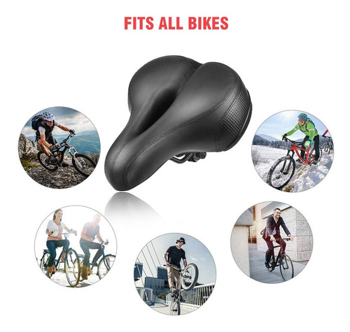 Asiento De Bicicleta Prostático Con Resorte Súper Cómodo