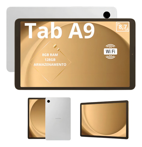 Tablet Samsung A9 Wi-fi 128gb 8gb Ram X110 Prata Tela 8.7 Cor Cinza