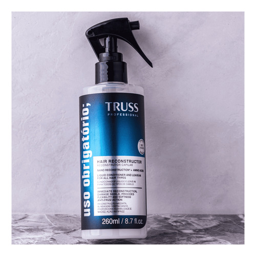 Kit TRUSS Shampoo e Condicionador Frizz Zero+Uso Obrigatório