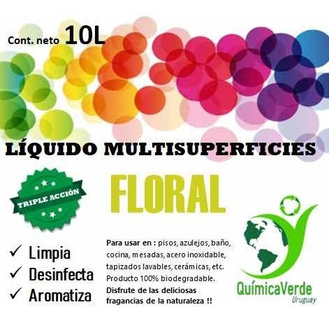 Líquido Multisuperficie Triple Acción 10 L