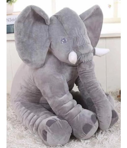 Elefante Peluche Almohada Bebe 60cm Extra Suave Envio Ya