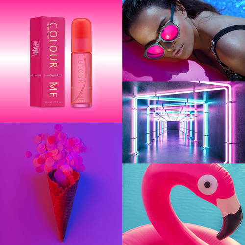Perfume Colour Me Femme Neon Pink 50ml - Selo Adipec