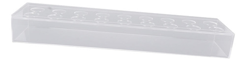 Jarrón De Flores De Acrílico Rectangular Transparente, Centr