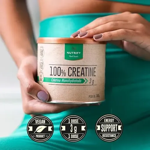Creatina Nutrify 100% em Pó Sem Sabor 300g
