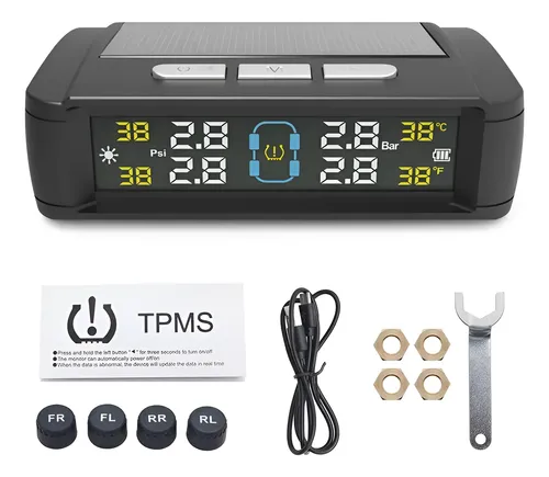 Sensor De Pressão Dos Pneus Sistema De Sensor Externo Alarme