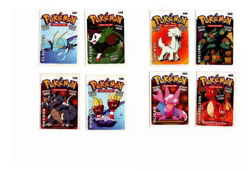 Kit Cartinhas Pokemon =60pctes Cards Bater Bafo Pokemon em Promoção na  Americanas