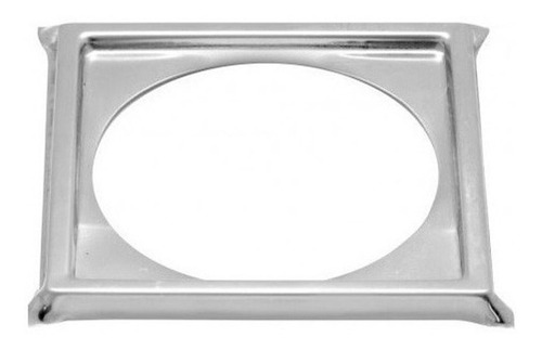 Porta Grelha Ralo Click 15x15 Suporte Cromado Inox