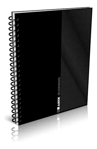 Cuaderno Tapa Dura Arte Business A4 120 Hojas Con Espiral Color Rayado