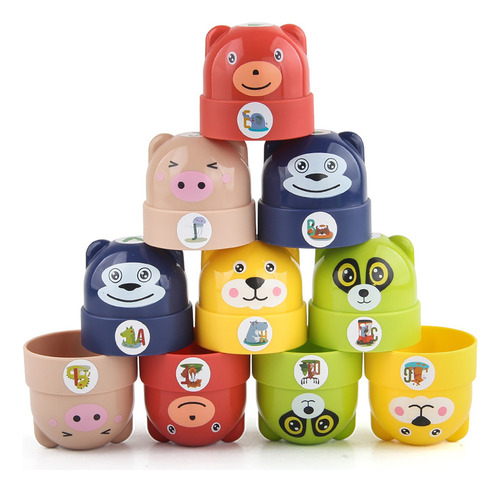 Juego I Stacking Blocks Plastic Block Tower Building Blocks